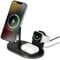 Hama Wireless Charger „MagCharge“ für Apple iPhone, Apple AirPod, Apple Watch (induktive Ladestation mit Quick Charge 15 W, magnetisches, kabelloses Ladegerät für Apple MagSafe und Hama MagLine)