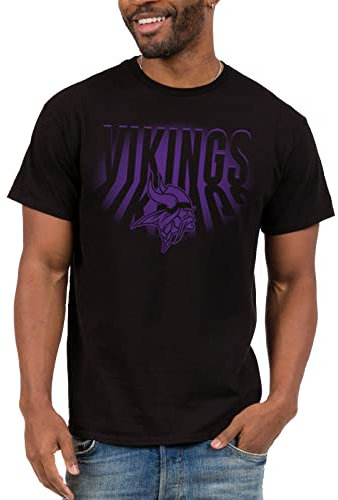 Junk Food Clothing x NFL - Minnesota Vikings - Team Spotlight - Unisex Adult Short Sleeve Fan T-Shirt for Men and Women - Size X-Large