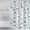 GONOVE Duschvorhang für Badezimmer 280 x 200 cm Schimmelresistent Dicke Polyester Stoff Federn Duschvorhang Liner Wasserdichter Langer Badevorhang mit Haken, waschbar und gewogen Saum