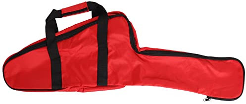 Poweka Chainsaw Bag Carrying Case Waterproof Holder Fit for Stihl Husqvarna 12''/14''/16'' Oxford Cloth Chainsaw Storage Bag(Red)
