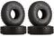INJORA 1.0 RC Reifen Rock Crawler Comp Pins Mult Terrains Rad Reifen 65 * 19mm für 1/18 1/24 RC Crawler Axial SCX24 Gladiator Bronco C10 JLU Deadbolt B17 FMS FCX24 FCX18 AX24 Rock Buggy