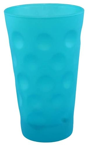 Beschdstoff Dubbeglas türkis matt 0,5 Liter - Farbige Dubbegläser - für Weinschorle - (Dubbeglas Shop)