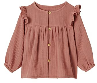 Vertbaudet Mädchen Baby Volant-Bluse