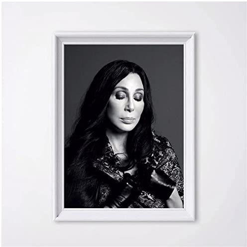 Enartly Leinwand Druck Poster Cher Printed Picturess Print Picture Paintings for Living Room Bedroom Decoration 30x50cm Senza Cornice