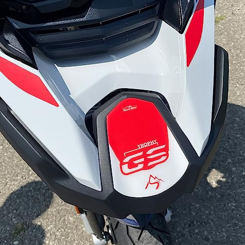 Resin Bike Adesivi Moto Compatibile con Bmw R 1250 GS Adventure Trophy 2021-2023. Protezione Puntale Frontale da Urti e Graffi. Adesivi Resinati con Effetto 3D