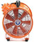 JMorCO Utility Blower Extractor Fan Blower 10'' Spray Booth Fan Portable Ventilator High Velocity Utility Blower Fan Multifunctional Ventilator Fume Extractor (10inch Orange)