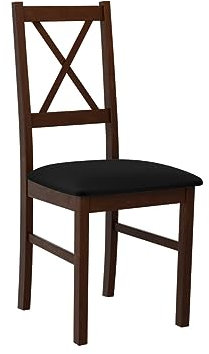 Mirjan24 Esszimmerstuhl Zefir X, Rahmen aus lackiertem Buchenholz, Gepolsterte Sitzfläche aus Stoff, B:43 x H:94 x T:49 cm, Stuhl für Arbeitszimmer, Esszimmer, Küchenstuhl (Nuss/Kronos 07)