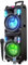 INOVALLEY Mega Enceinte Nomade 800W MS01XXL-N avec USB Bluetooth, Effets LED, Microphone Sono Karaoke DJ, avec Trolley