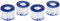 BESTWAY Pack de 2 filtres à cartouche Type 4 - pour Spa - 60311 (Lot de 2) - 8 cm de Hauteur - Bleu - Entretien et Nettoyage de Spa ou Jacuzzi
