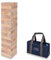 Uber Games - Torre de caída - Pino - Tamaño grande - Juegos gigantes de jardín - Juegos gigantes al aire libre para todos - Torres de madera - Pino sostenible - Ideal para eventos, bodas y fiestas