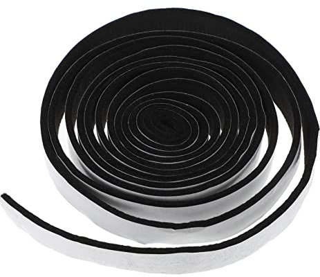 Supvox 1rolle Gasket Smoker Seal Für BBQ Hochtemperaturbeständiger Selbstklebender Dichtungsstreifen Flammenhemmend Für Outdoor-Camping Und Grillen Schwarz