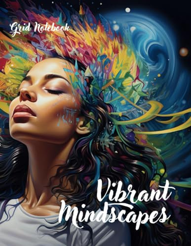 Vibrant Mindscapes: Grid Notebook