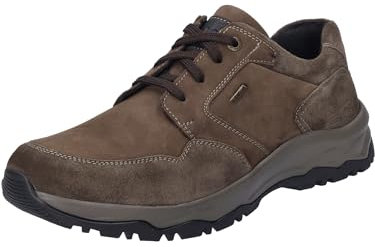 Josef Seibel Herren Bequemschuhe Leroy 58,Weite H (Weit),Wechselfußbett,wasserdicht,Schnuerung,lace-up Shoes,Brandy-Multi,45 EU