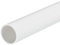 QUARKZMAN Tube Rigide en PVC Tube Rond 21mm ID 25mm OD 33cm de Long Blanc pour Manchon de Câble de Conduite d'Eau