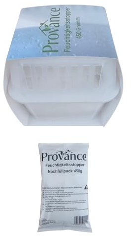 2-12 cajas XL Deshumidificadores Sets con 450 g cada uno granulado deshumidificador (1 caja más 1 x 450 g granulado)