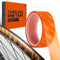CNCLOL Tubeless-Radband für Felgen, 30 mm, halbtransparent, Tubeless-Radband, 10 m für Rennrad/Rennrad/MTB. Orange - halbtransparent