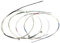 CIMAXIC 1 Set String Viola Ersetzen Zubehör Saiten Instrument Teil Saiten Instrument Zubehör Viola Silber Metall