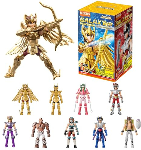 BLOKEES Saint Seiya Galaxy Figures Version 01 The Legacy of Sagittarius | Buildable collectible inspired by the classic anime series