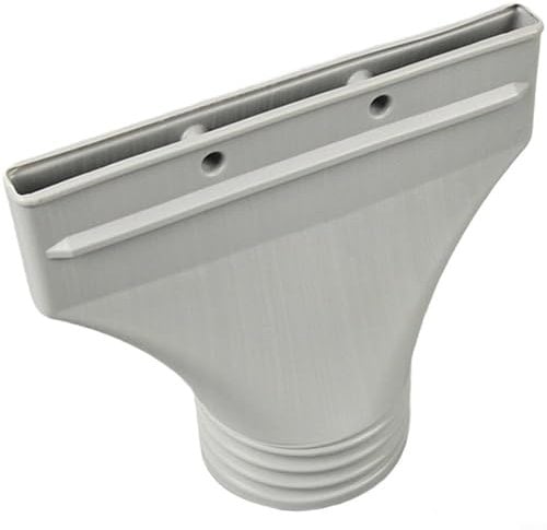 Adaptateur de tuyau plat pour climatisation - Tuyau d'évacuation d'air - Adaptateur de fenêtre pour climatiseur mobile - Avec 4 languettes de verrouillage - 22 x 25 x 2 cm - Gris