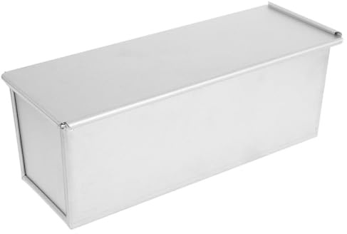 Healifty Moule à Pain Sliding Avec Couvercle 900g En Alliage D’aluminium Antiadhésif Pour Cuisson Maison, Réutilisable, Adapté à La Pâtisserie Domestique Et Professionnelle