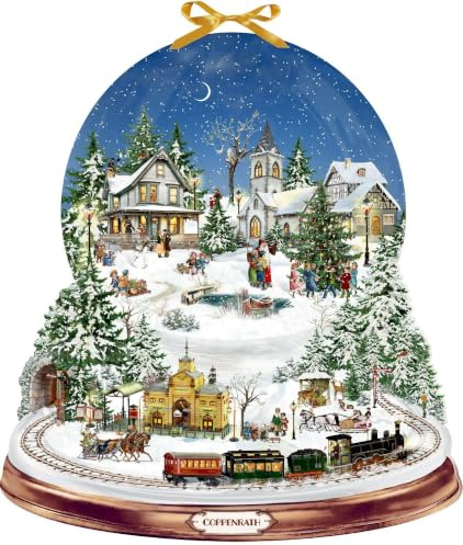 Wand-Adventskalender – Schneekugel Winterzauber