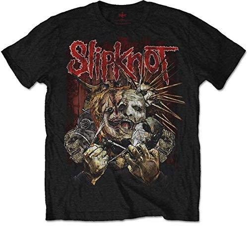 Slipknot Official T Shirt Metal The Gray Chapter 'Torn Apart' L