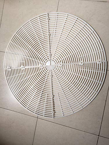 Yinong-eu Blumentopfschutz,Blumen- & Pflanzensicherungen (52cm Durchmesse) (Weiß)