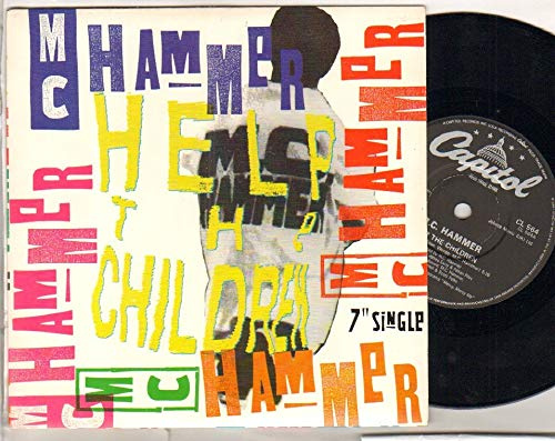MC HAMMER - HELP THE CHILDREN - 7 inch vinyl / 45