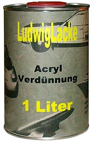 Profi Acryl Verdünnung 1 Liter normal f. Autolack Rallack Grundierung Reiniger