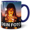 PR Print Royal Foto-Tasse zum selbst gestalten mit Foto und Text/mit individuellen Druck in Profiqualität/Personalisierte Geschenk-Idee mit Bild/XXL-Druck/Dunkelblau