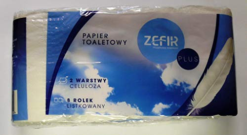 Toilettenpapier 2 lagig 8 Rollen a 150 Blatt