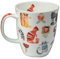 TeaLogic Teebecher Tasse Kira - Becher Teetasse mit Katzen Katze Motiv - Tea Logic Fine Bone China 350ml