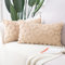 Madizz 2er Set Sanft Plüsch Kurze Wolle Samt Dekorativ Zierkissenbezüge Luxus Stil Kissenbezug für Sofa für Schlafzimmer Khaki 30x50 cm Rechteckigig