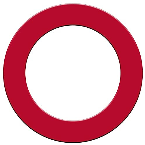 Designa Darts Dartboard Surround | Heavy Duty Design Collection | Red