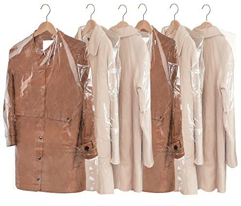 BEISHIDA 20 stücke 120 cm Kunststoff Kleidersack Trockenreinigung Taschen Transparente Plastiktüte Trockenreinigung Wäschesäcke für Kleidung Abdeckung Hängende Kleidung Kleidung Lagerung für Mantel
