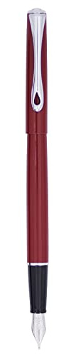 Füllhalter Diplomat Traveller Dark red, Stärke M