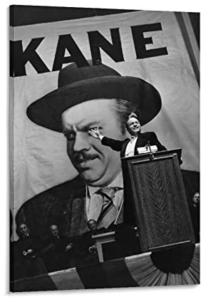 Citizen Kane Vintage Filmposter Retro Poster Dekorative Malerei Leinwand Wandkunst Wohnzimmer Poster Schlafzimmer Gemälde 40 x 60 cm
