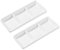 Cabilock Dip Bowls Dip Bowls Dip Bowls 2pcs 6Inch Divided Seasoning Dish White Ceramic 3- Compartment Appetizer Serving Tray Rectangular Sauce Dishes for Soy Sauce Candy Dish White Dinnerware Set