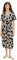 TOM TAILOR Damen 1037240 Kleid mit Muster & Gürtel, 32145-Black Big Abstract Design, 36