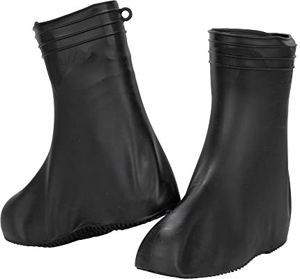 PROOF Schuhüberzieher Silikon, 100% Wasserdichte Überschuhe, Rutschfeste Regenüberzieher Schuhe, Ideal als Überschuhe Fahrrad & Motorrad, Gegen Regen und Nässe, 35-38