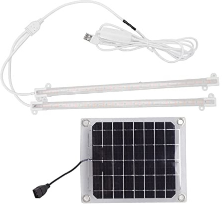 Grow Light,Lampes de Culture solaires pour Plantes d'extérieur, Bande Lumineuse à LED pour Plantes d'extérieur, Lampes de Croissance pour Plantes d'intérieur, pour Balcon, Serre, Herbes(20W), lam
