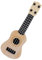 SAFIGLE Mini Ukulele Spielzeug FüR Kinder：25Cm 4-Saitige Gitarre FüR Musikbildung Lustiges Lernspielzeug Geschenk FüR Kinder Beige Kunststoff