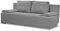 bonni Schlafsofa Ecco Plus, Sofa mit Bettkasten und Schlaffunktionn, Klappsofa, Schlafcouch, Bettsofa, Couch vom Hersteller, Couchgarnitur, Sofagarnitur (grau)