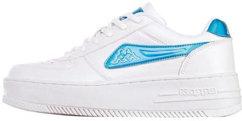 Kappa Unisex BASH PF GC Women Sneaker, Weiß, 38 EU
