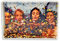 Adventa Glitzer-Bilderrahmen, klares Acryl, 10,2 x 15,2 cm, Sterne, goldfarben, ideales personalisiertes Geschenk oder Heimdekoration