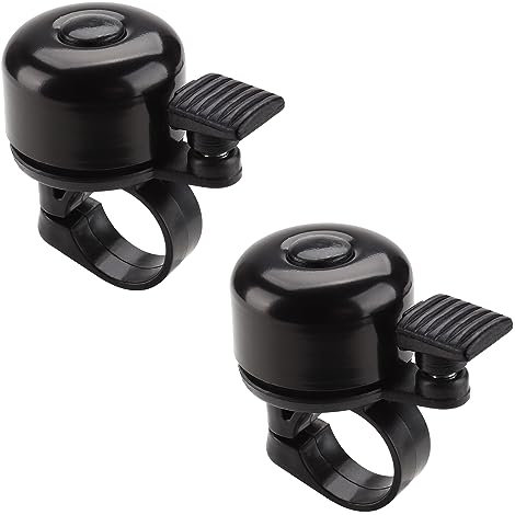 KAKOGQ Fahrradklingel Mini Mit Lautem Knackigem Klarem Klang - Rennrad Mountainbike Horn Fahrradzubehör für Kinder und Erwachsene