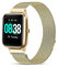 VELULYX cinturino metallo per Veryfitpro ID 205L smartwatch, 19mm cinturino acciaio inox per GRV FC1 IDW 15 ID205S ID205G ID215G ID216 YM205L Uwatch3 Ufit GT BV205L TE021 SW020 SW021 SW023 Smartwatch
