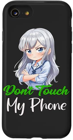 Don't Touch My Phone Cute Anime Girl Otaku 2024 Case for iPhone SE (2020) / 7 / 8