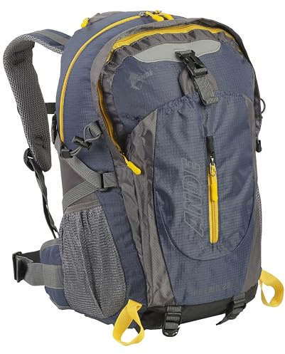 ANDE Pelmo Rucksack, 28 l, robust und organisiert für Trekking, blau, Taglia unica, sportlich