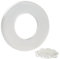 FOMGIIN Rondelle Plastique M8 x 16 mm, 50 pièces Rondelles Plates en Nylon, Rondelles Plastique de Petit Diamètre Extérieur, Rondelle Entretoise pour Machines Appareils électriques Plombiers